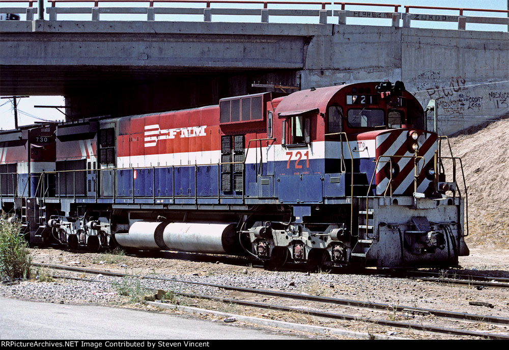 Ex BC Rail M630 on former SBC as FNM/NdeM #721